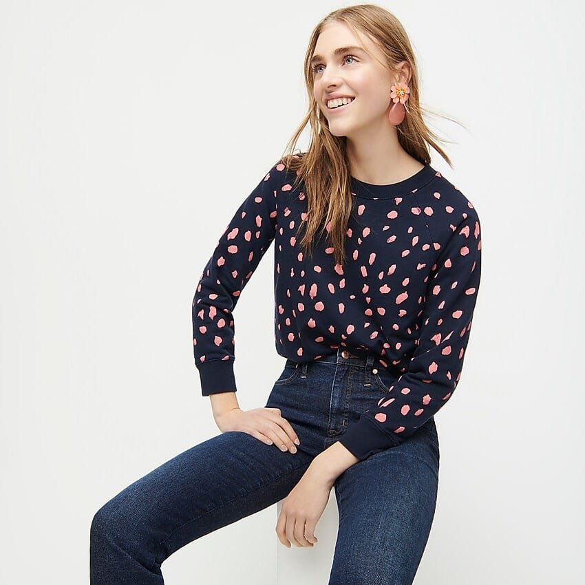J.Crew Cotton terry sweatshirt 
