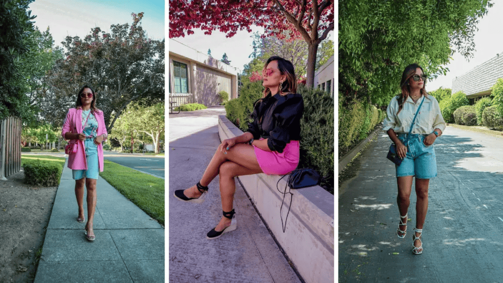 Denim shorts outfit ideas