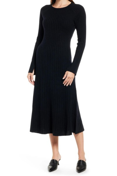 Nordstrom Black Sweater Dress