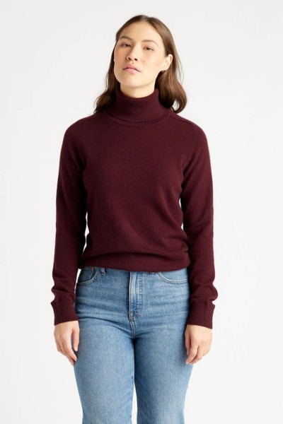 Quince Burgundy Sweater