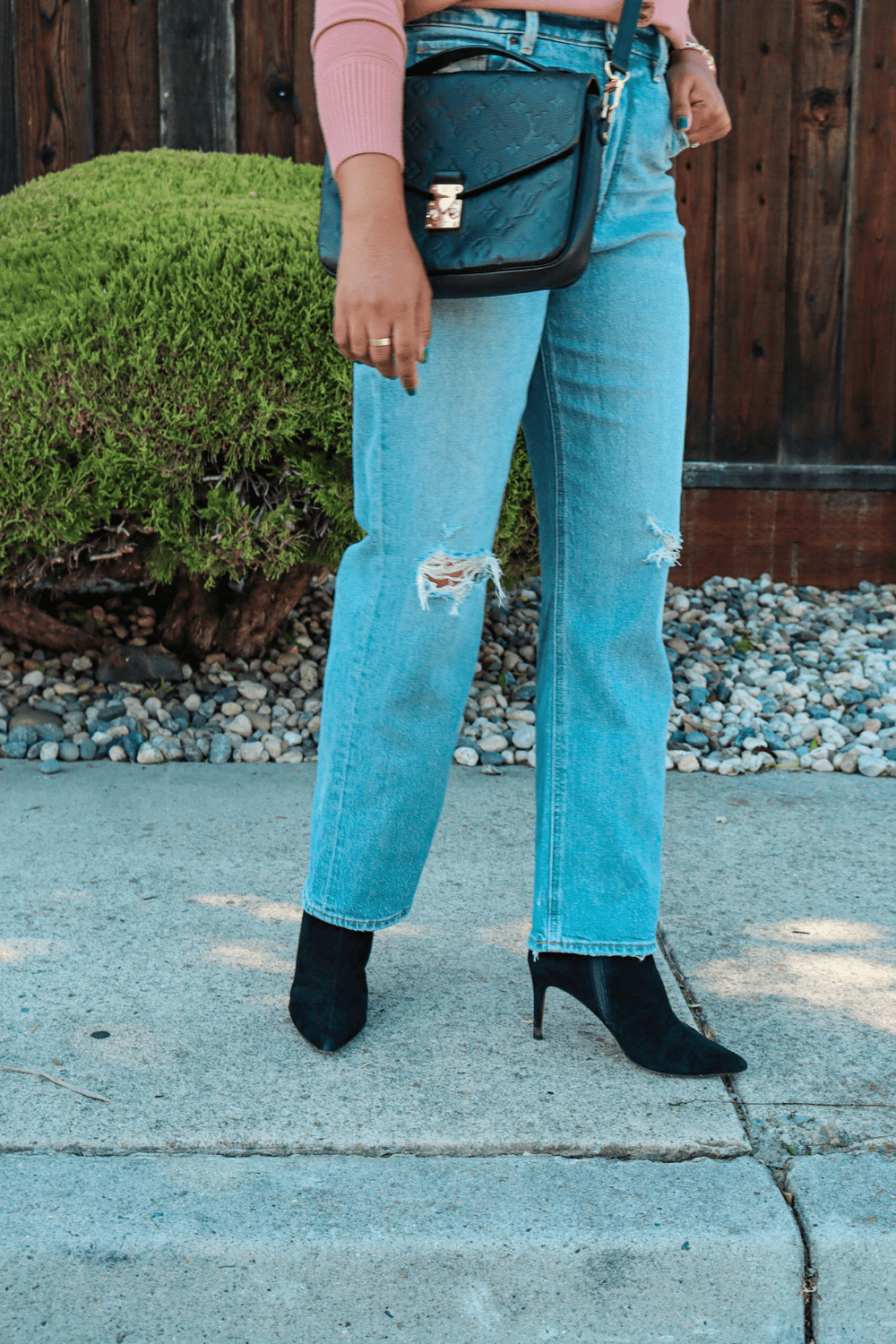 Wearing Closed Ankle Boots with Straight Leg jeans