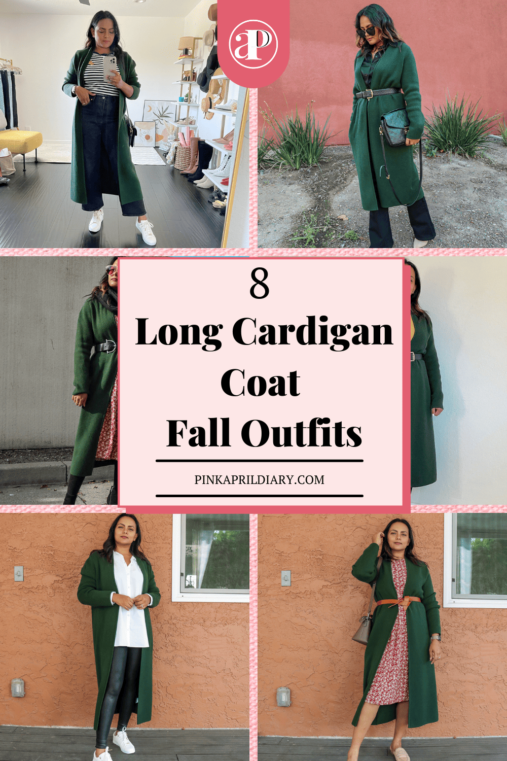 8 Fall Outfits with Long Cardigan Coat That You Can Wear Now