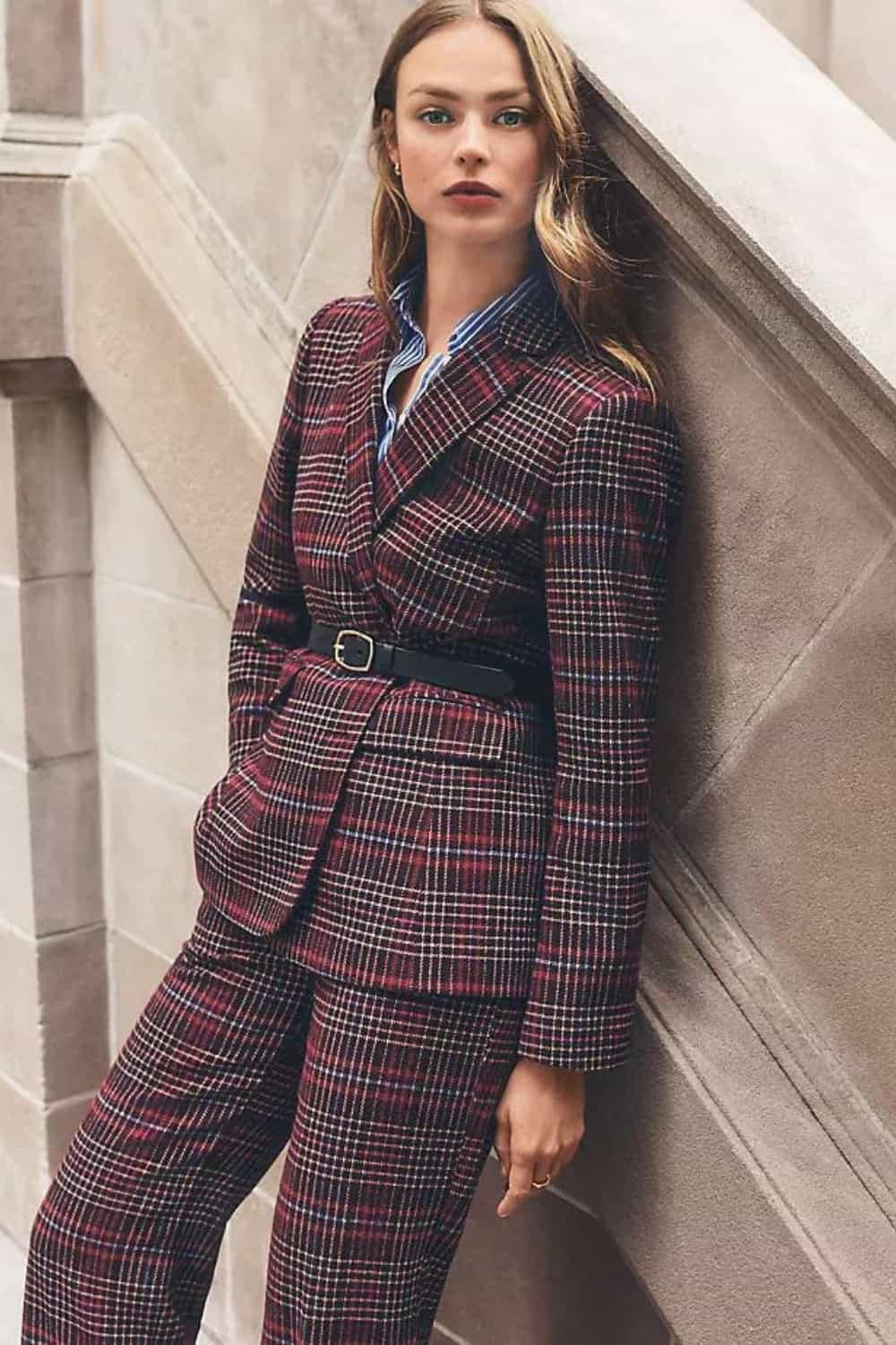 Patterned Blazer for Fall