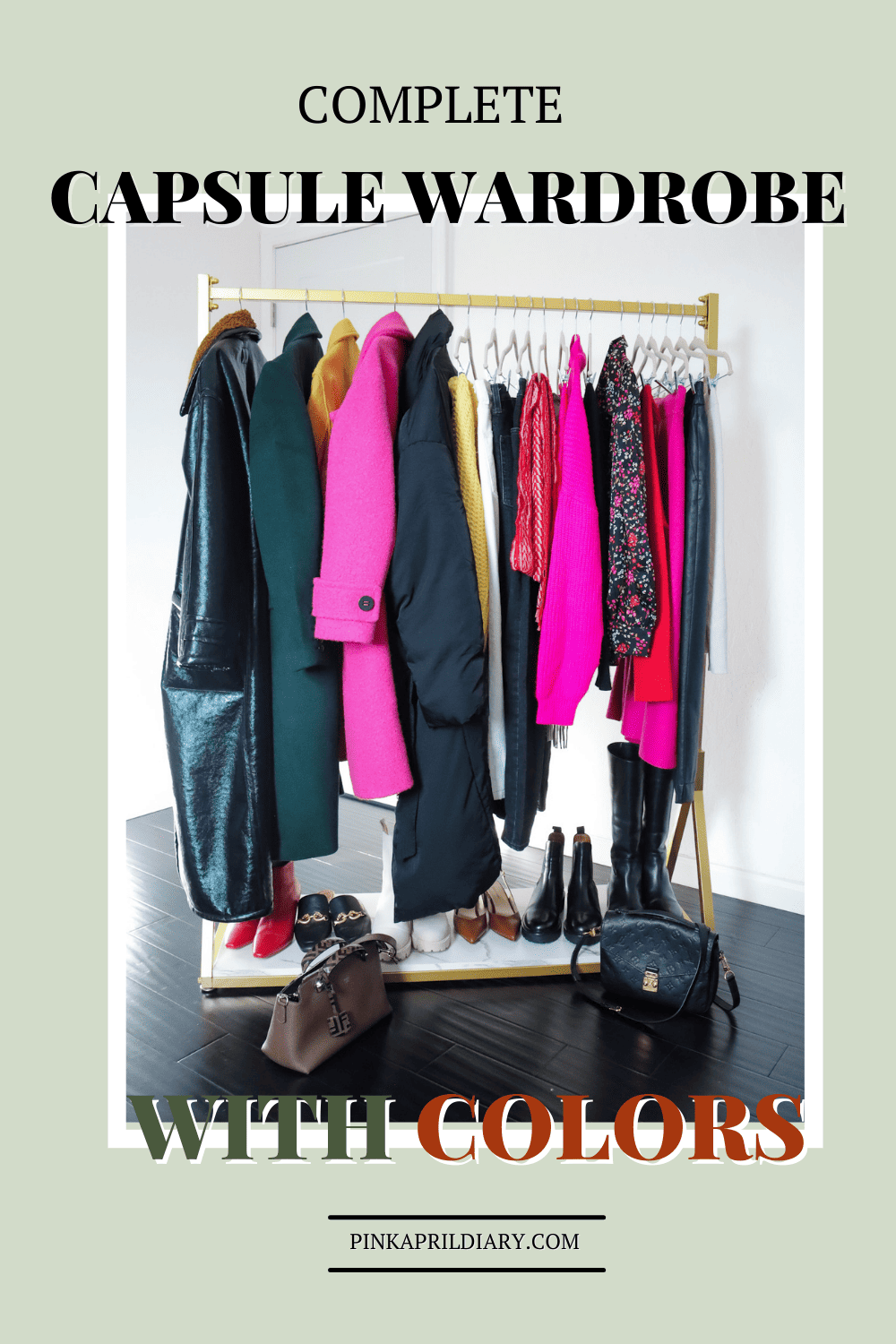 Your Complete Winter Capsule Wardrobe Plan with Colors