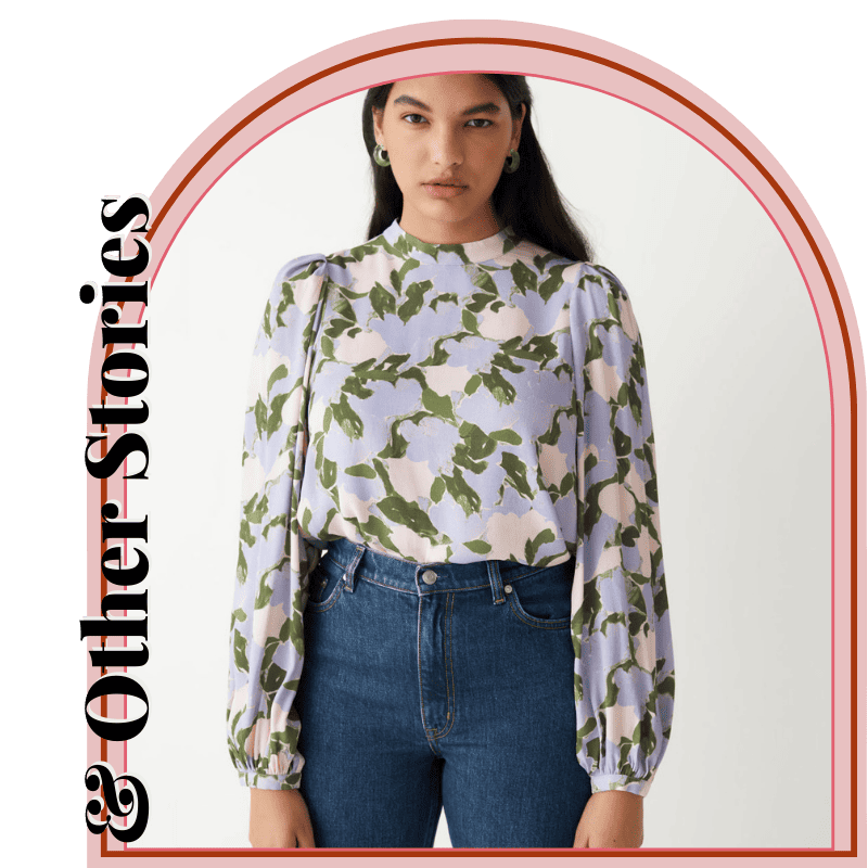 & Other Stories Printed Blouse