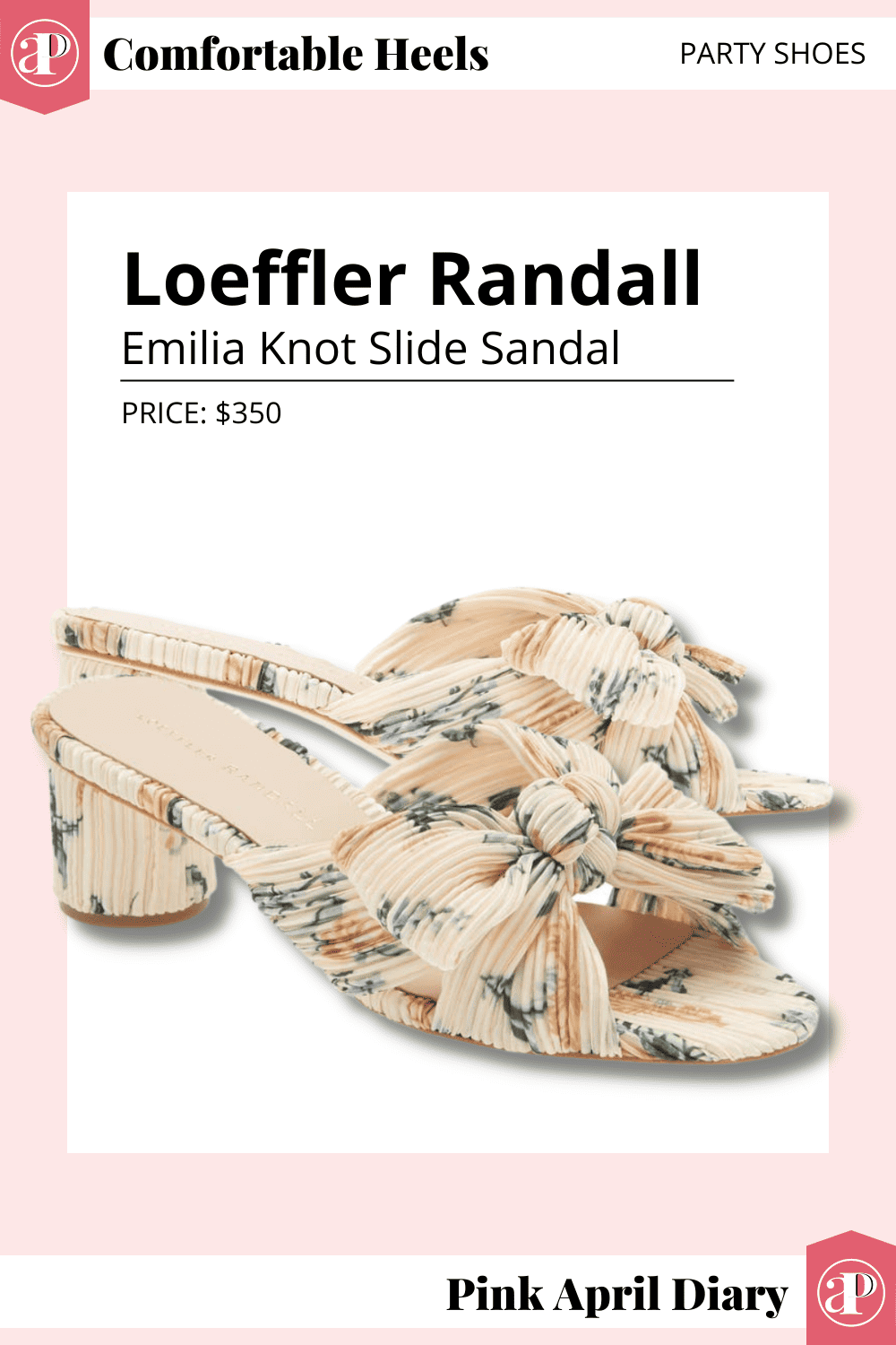 Loeffler Randall Emilia Knot Slide Sandal