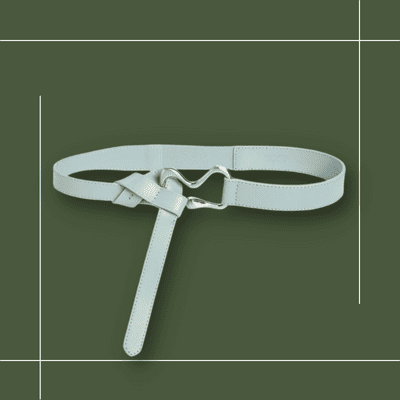 Open Edit Buckle Leather Belt