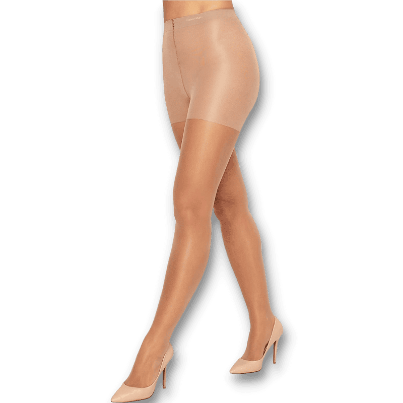 CK Women's Matte Ultra Sheer Pantyhose with Control Top