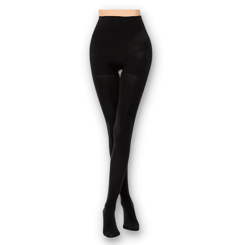 LASETA 2 Pairs Opaque Tights Control Top Pantyhose High Waist Tights for Women