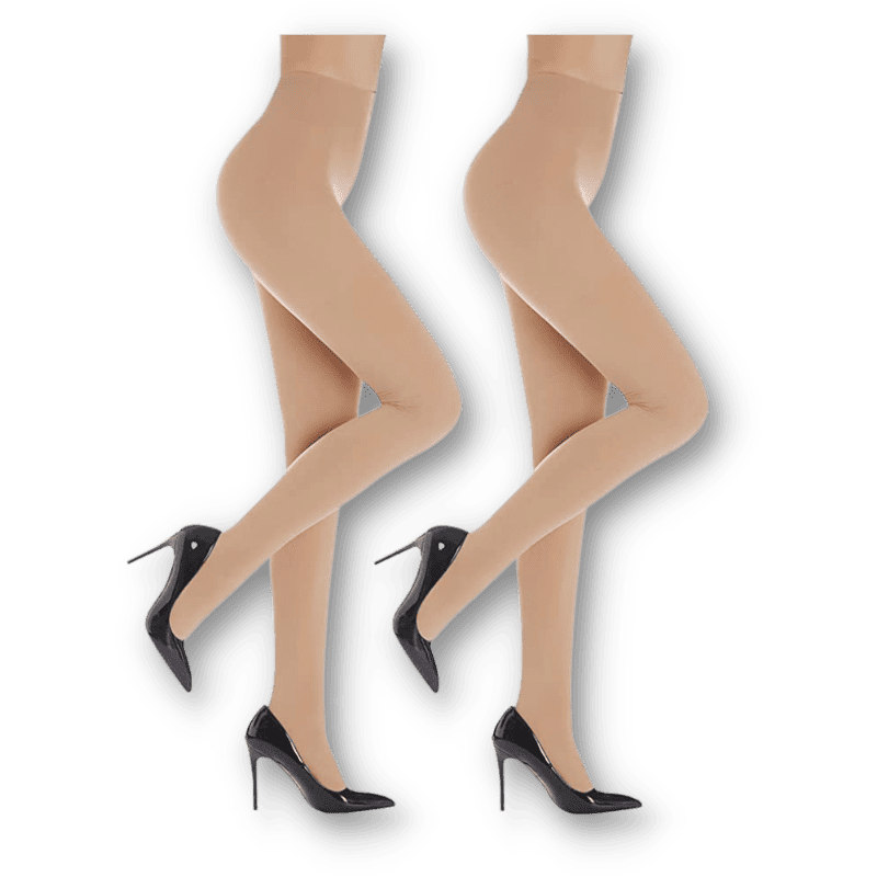 G&Y 2 Pairs Semi Opaque Tights for Women
