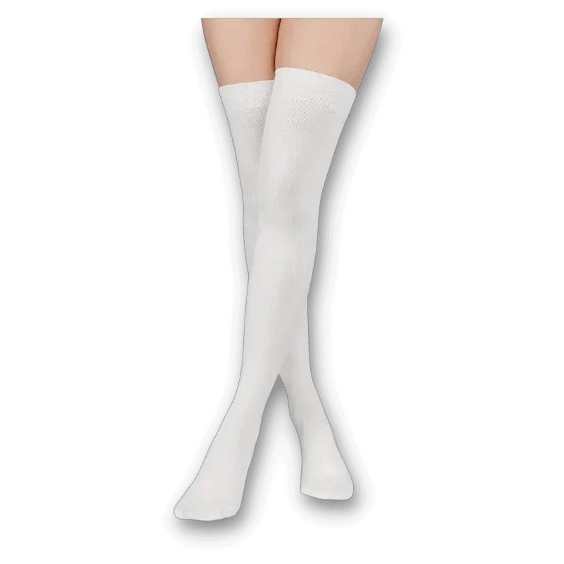 Zando Womens Long Thigh High Socks Cotton Over the Knee High Socks Thin Thigh High Stockings Pack for Daily Wear
