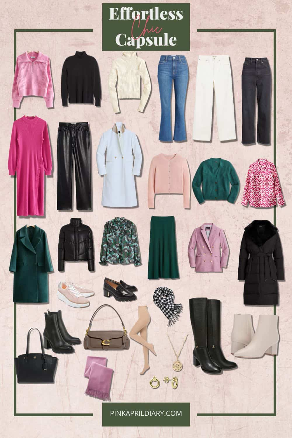 Complete Effortless and Chic Winter Capsule Wardrobe Plan