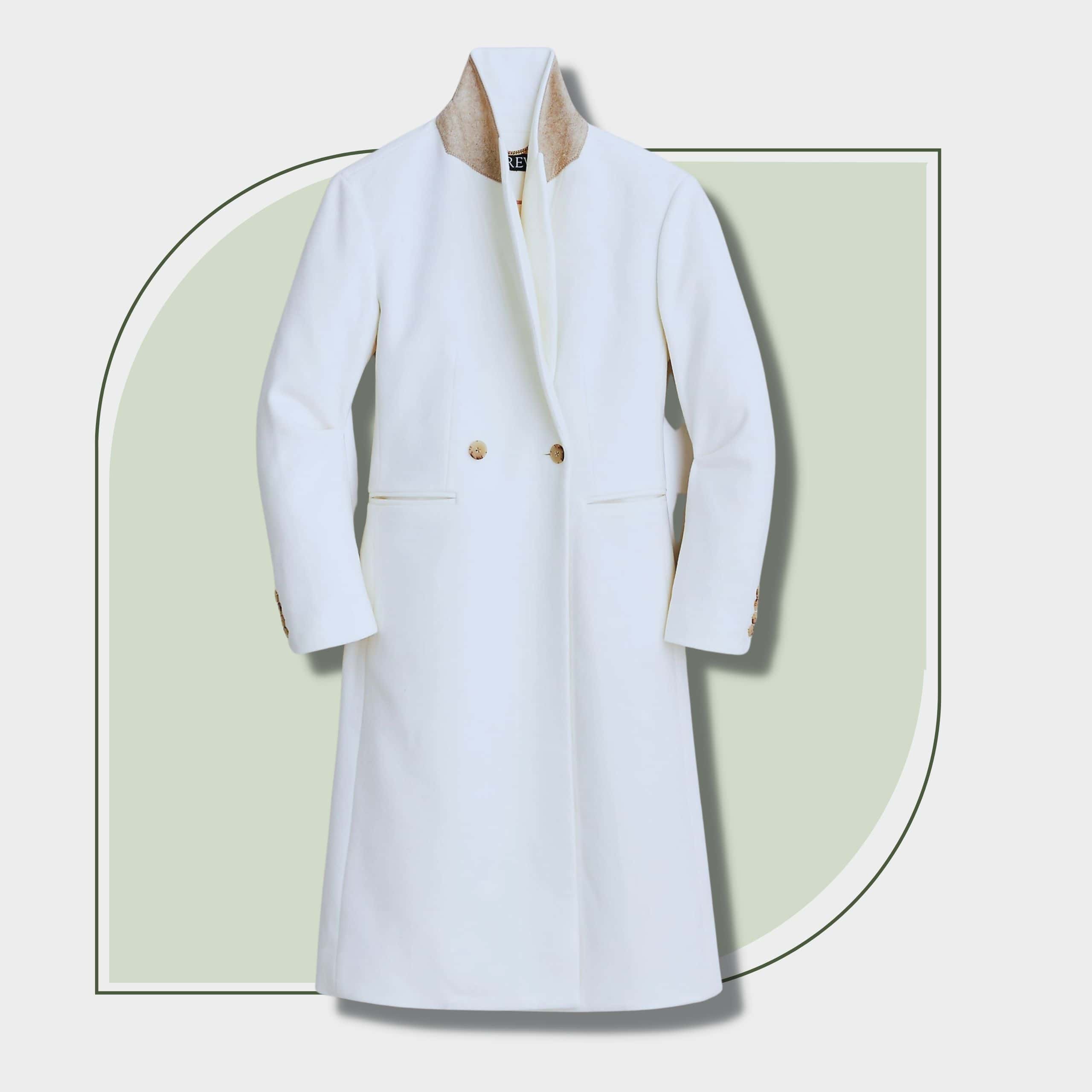 Effortless Chic Winter Capsule Wardrobe-Structured White Coat