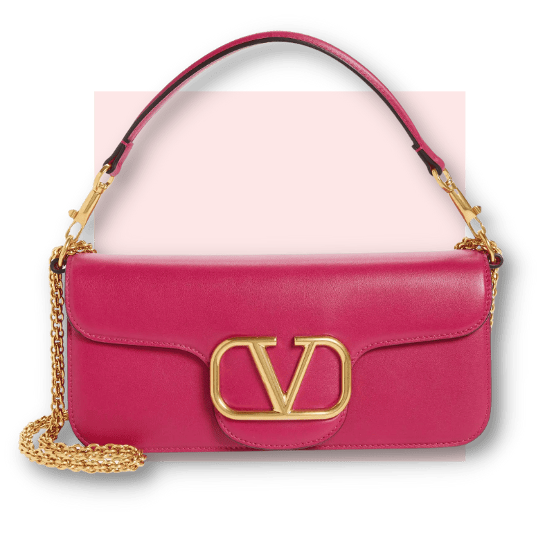 Valentino Garavani Vlogo Leather Bag