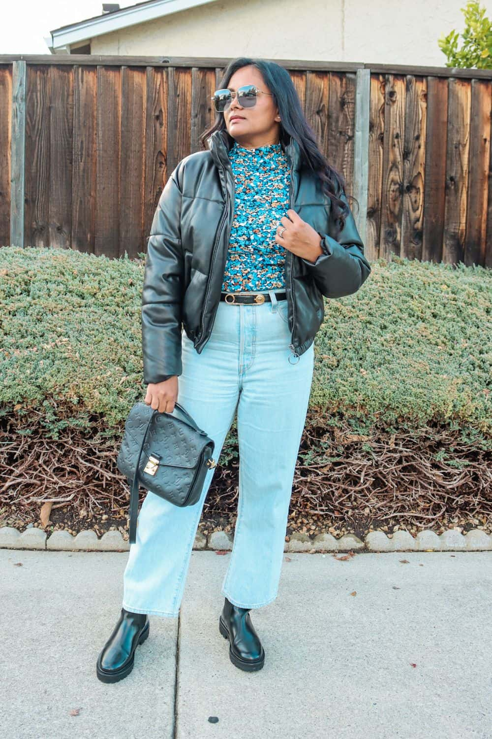 What To Wear With Straight Leg Jeans in Winter - Tops & Layering Ideas