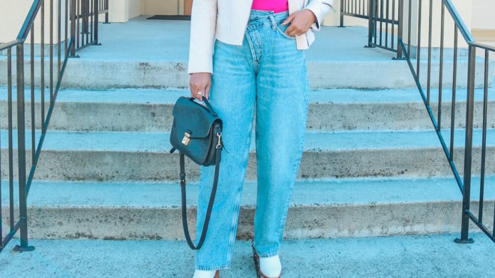 Agolde Criss Cross Straight Leg Jeans Review - Blog Banner