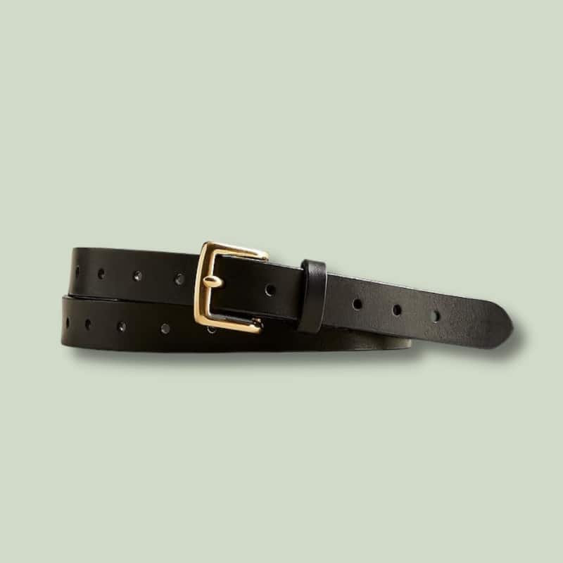 JCrew Perforated Italian leather belt
