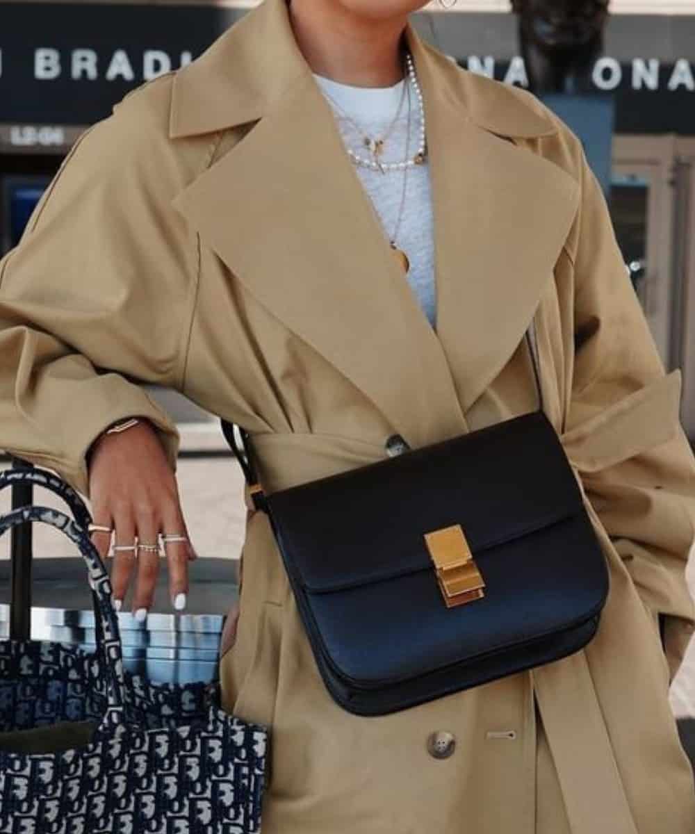 Celine Medium Classic Box bag outfit