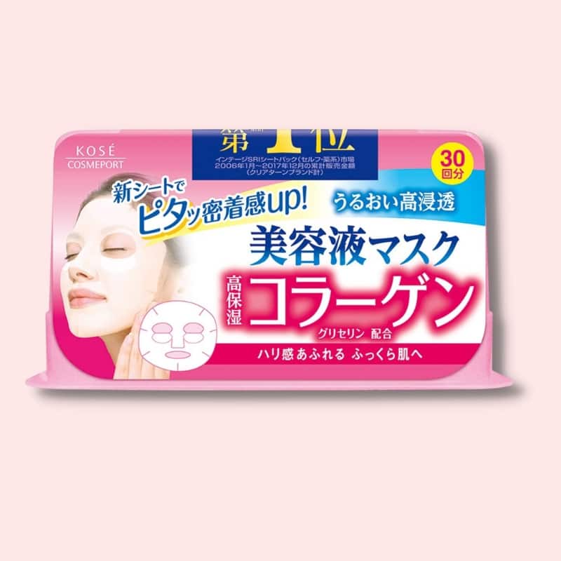 KOSE Clear Turn Essence Collagen Facial Mask