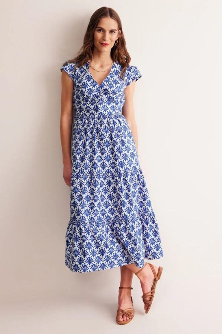 Heidi - Sleeveless Striped Tummy-Covering Summer Dress main image 1