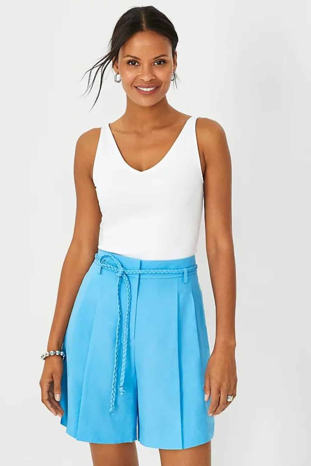 Ann Taylor Belted Shorts
