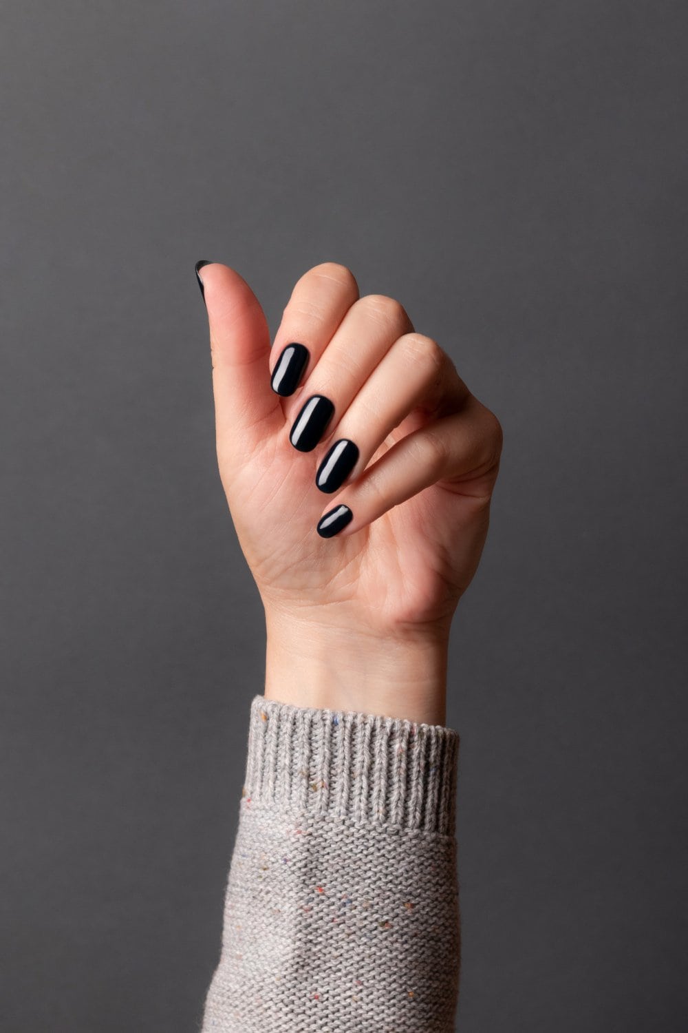 Classy Nail Idea - Black Nails