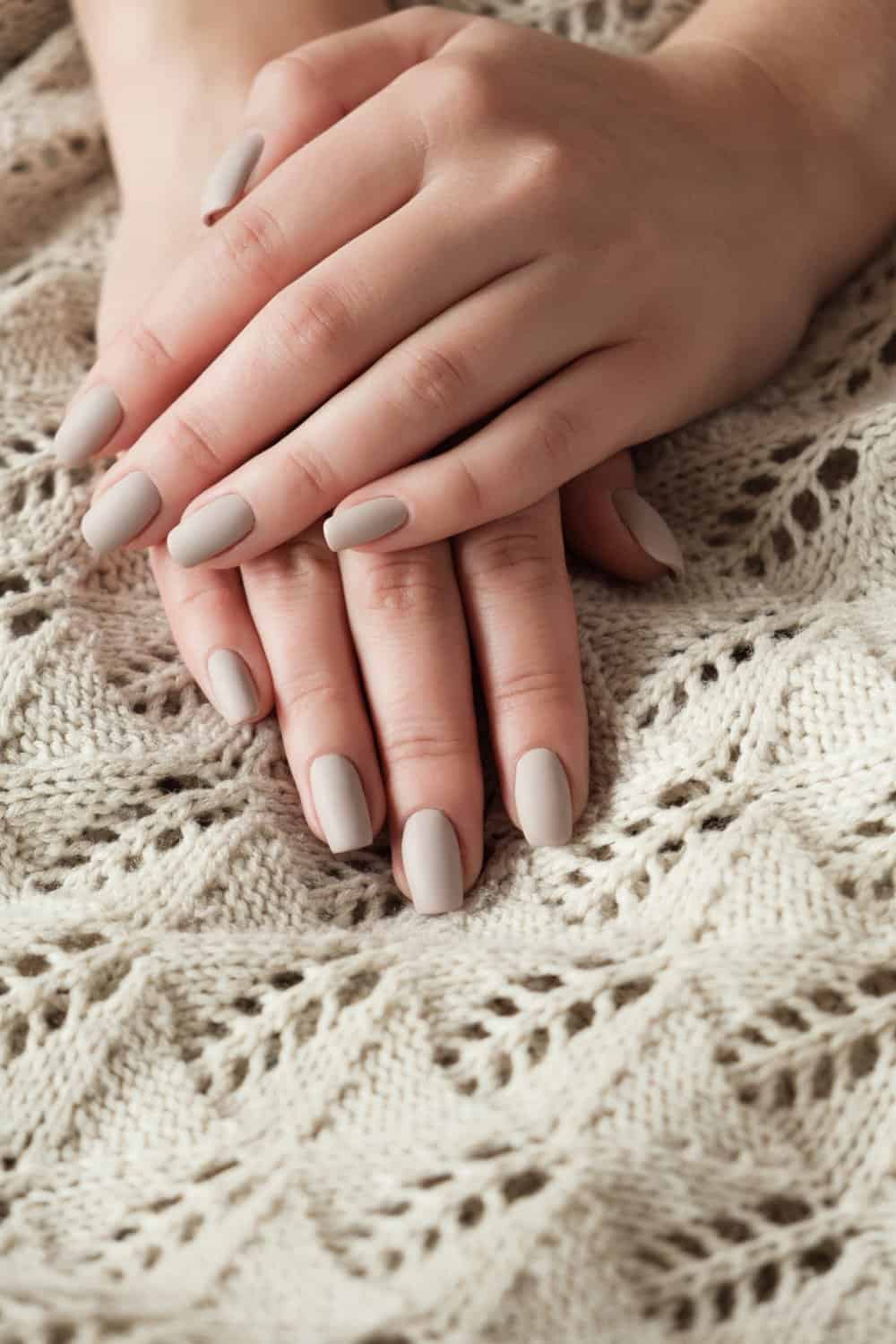 Classy Nail Idea - Elegant Matte Nails