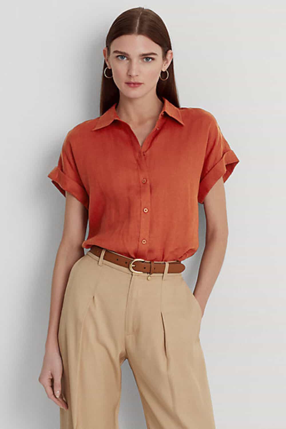 Ralph Lauren Short Sleeve Linen Shirt