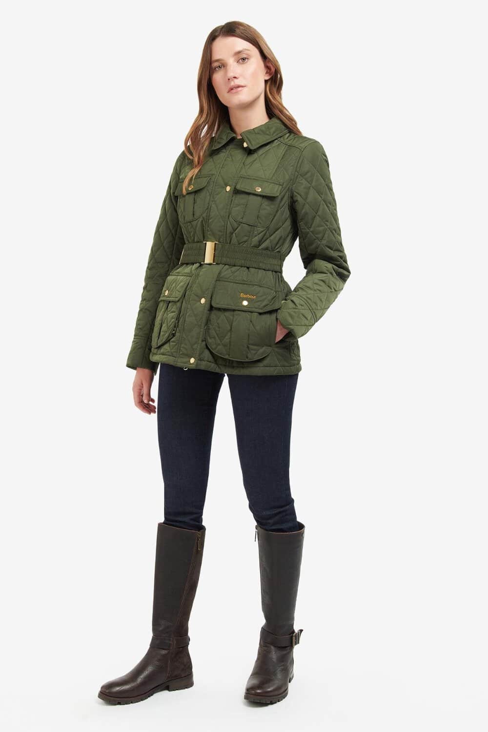 BARBOUR Belted Quilted Jacket