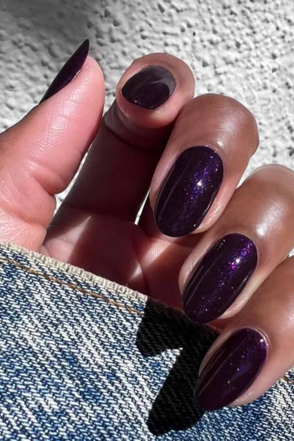 Fall Nail Color - Purple