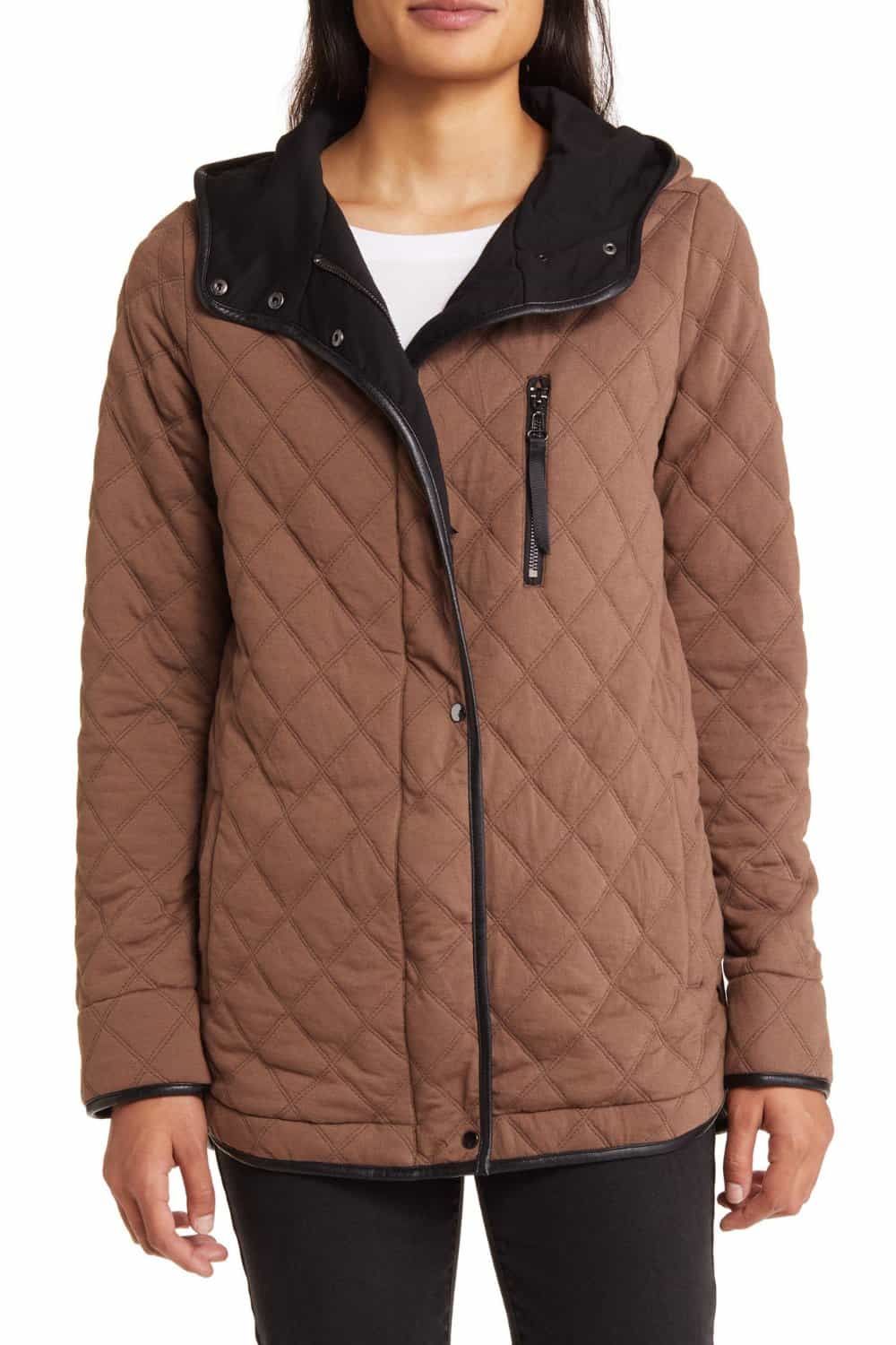 LYSSÉ London Quilted Oversize Hooded Jacket