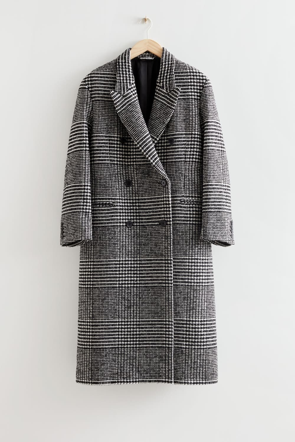 & Other Stories Plaid Coat