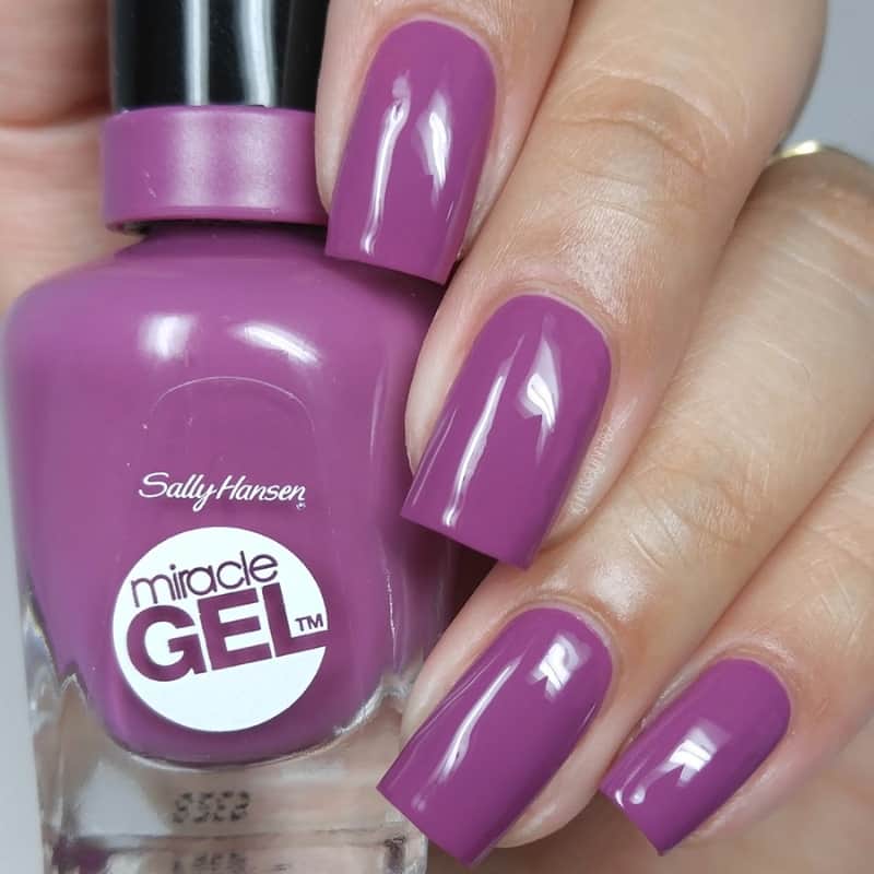 Sally Hansen Miracle Gel Purple Nail Polish