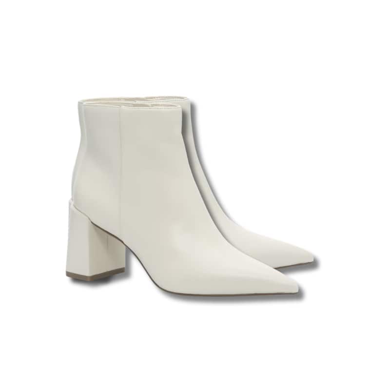Vince Camuto White Ankle Boots