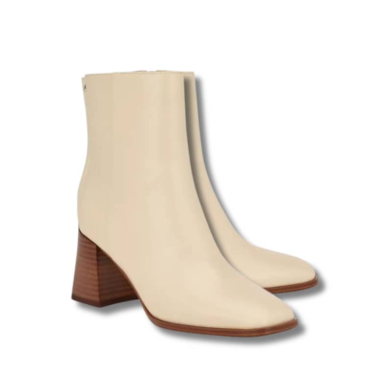 Calvin Klein Square Toe Ankle Boots