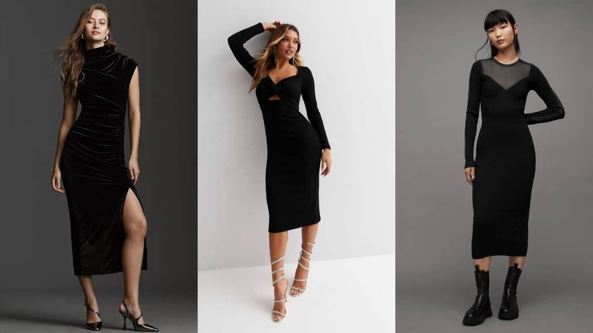 Shoes to wear with black body con dress
