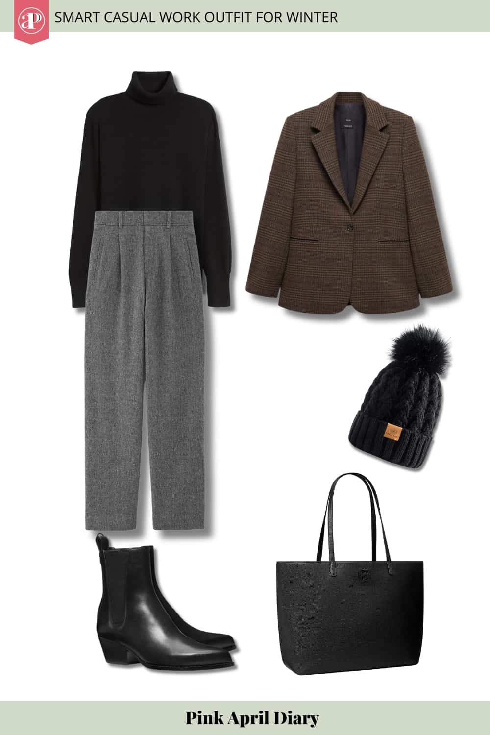 Smart Casual Winter Work Outfit 10