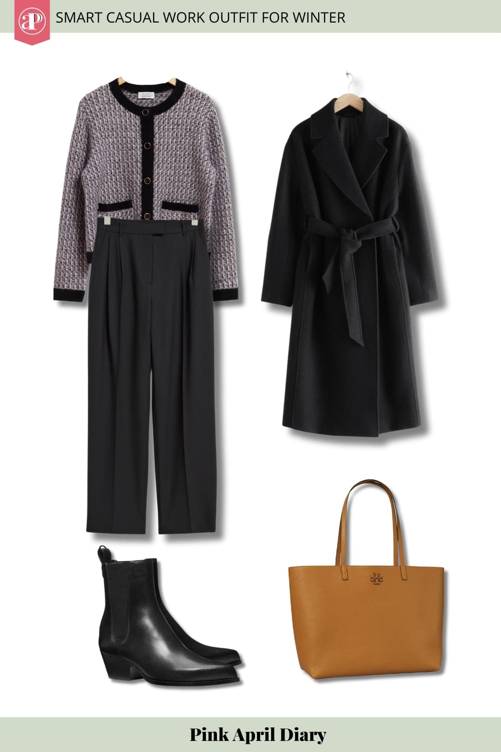 Smart Casual Winter Work Outfit 8