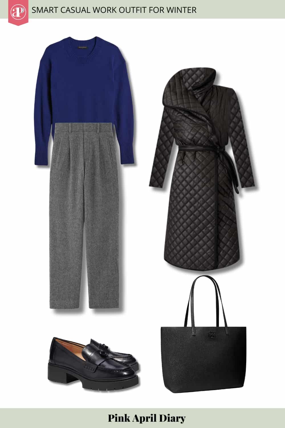 Smart Casual Winter Work Outfit 9