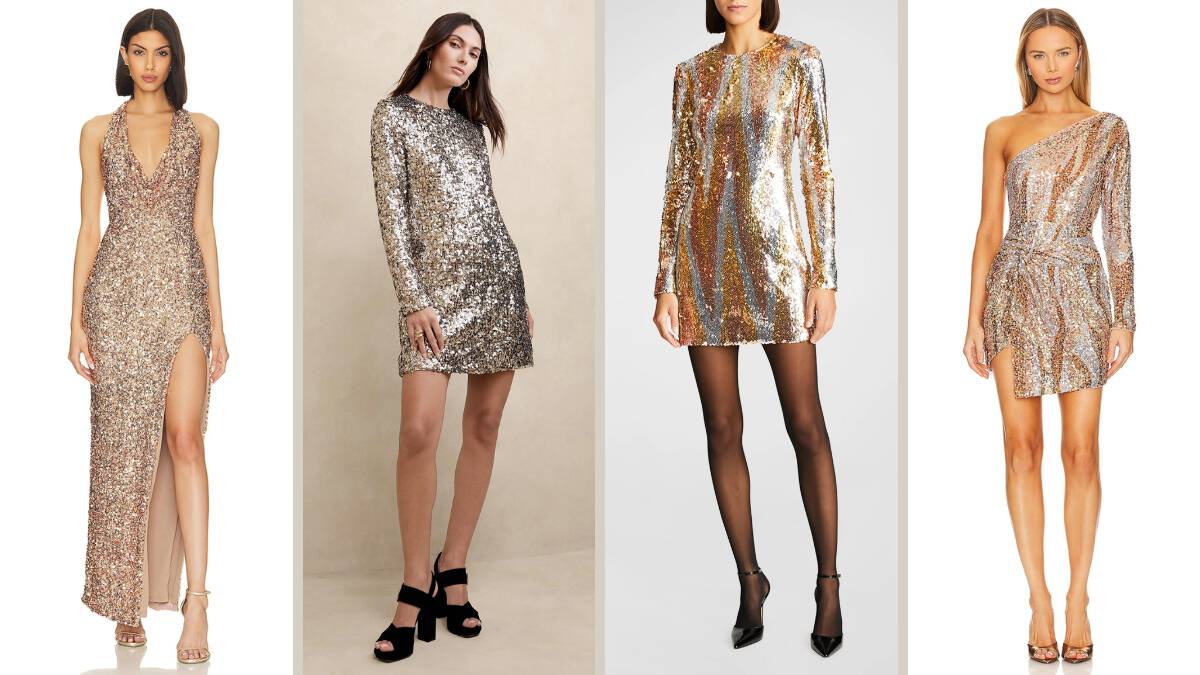 Shoes to wear with Gold sequin dress