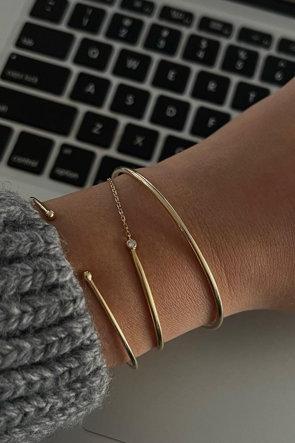 How to stack bracelets for work - less bling bracelets
