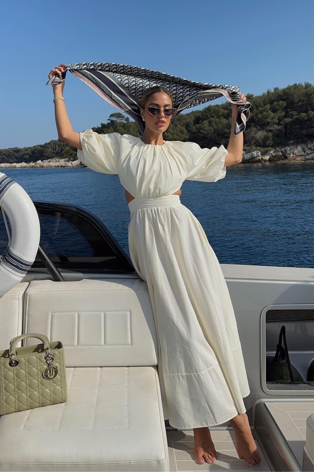 what to wear on a boat cruise party - Cotton maxi dress
