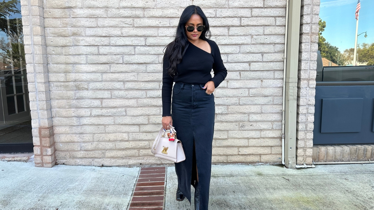 how to make a black sweater outfit interesting - blog banner