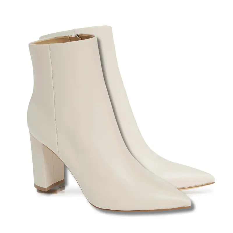 Marc Fisher White Ankle Boots