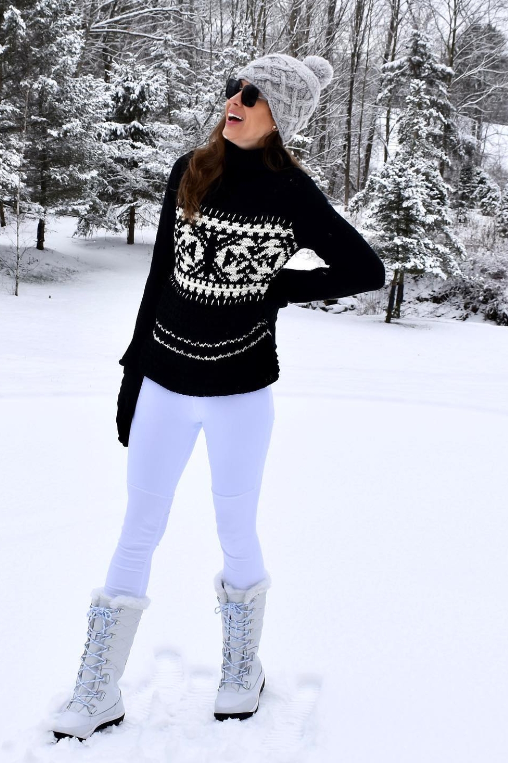 Ski Outfit Ideas - With Fair Isle Sweater