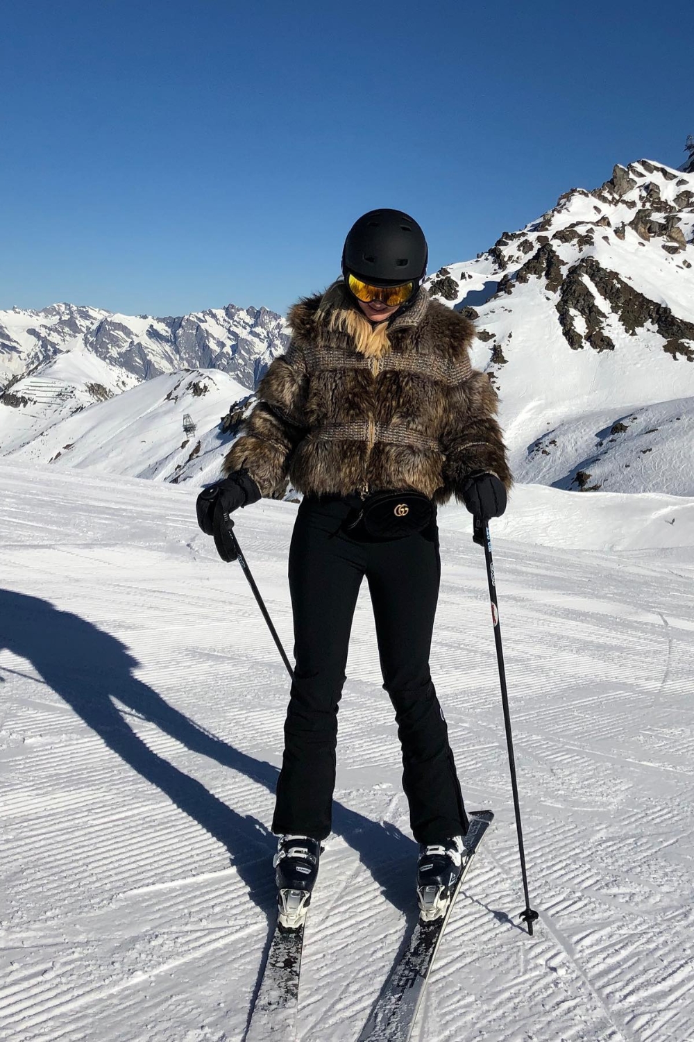 Ski Outfit Ideas - With Faux fur Coat