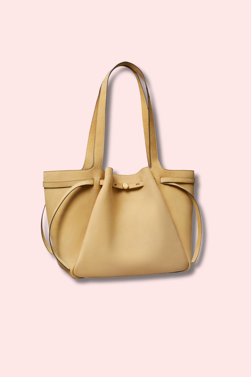 Tory Burch Romy Tote​ Best Leather Work Tote Bags That Are Stylish And Fit Big Laptops