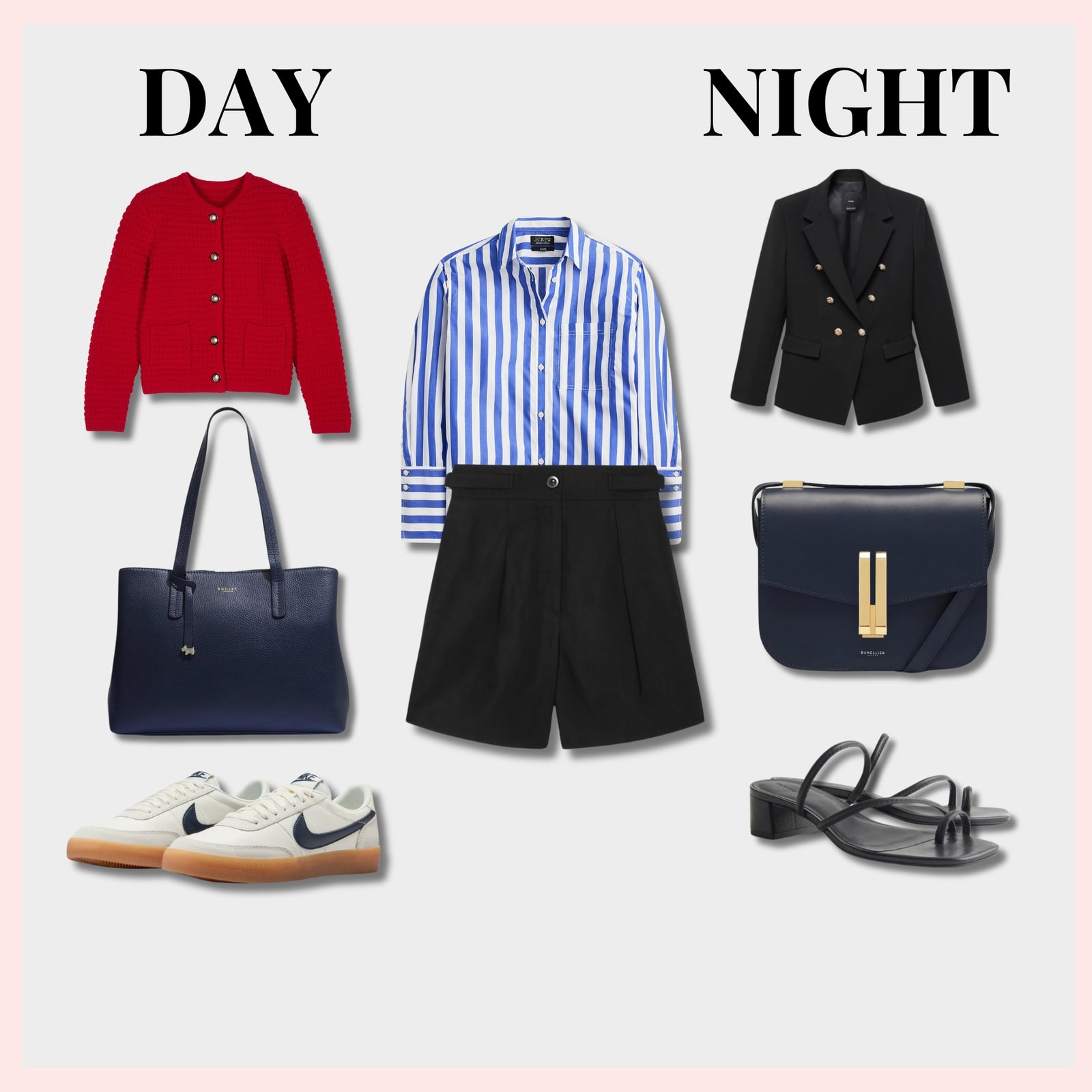 City Getaway Outfit Ideas for Day and Night
