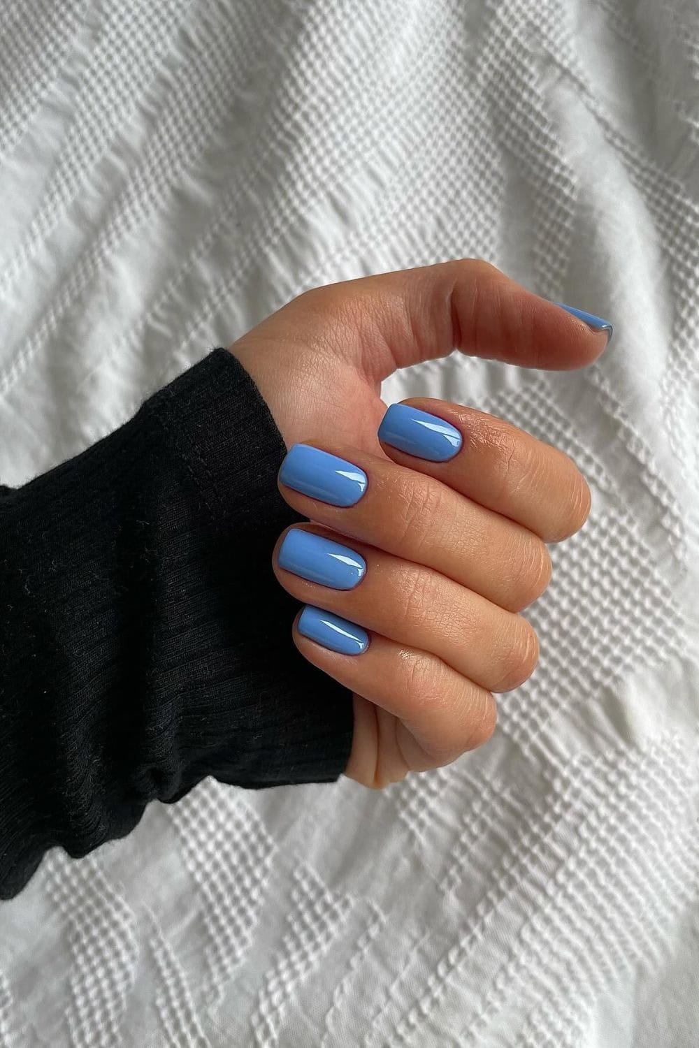 Professional Nail Idea Aurora Blue