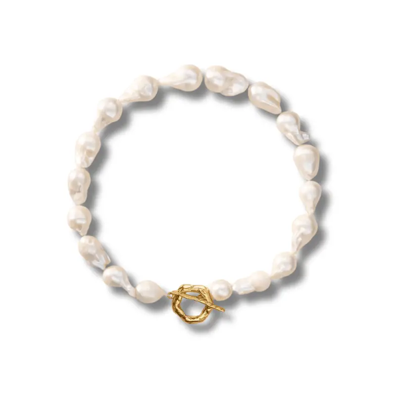 Seraphine White Freshwater Pearl Necklace
